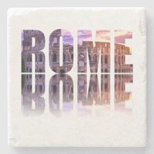 Rome-plein Stenen Onderzetter