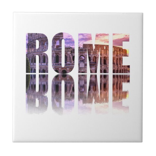 Rome-plein Tegeltje (Voorkant)