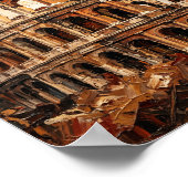 Rome Poster Luxe Abstracte Olie Schildering (Hoek)