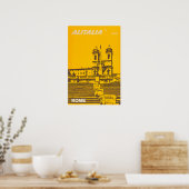 Rome Print Italië Kunst Alitalia Reisposter (Keuken)