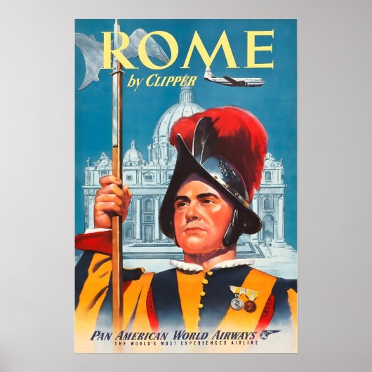 Rome Print Romeinse Garde Kunst Italiaans Schilder (Voorkant)