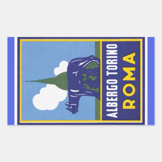 Rome Reisbagage Stickers (Voorkant)