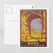 Rome, reisbureau Briefkaart (Voorkant / Achterkant)