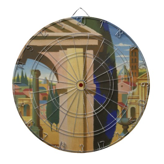  Rome-reisposter Dartbord (Voorkant)