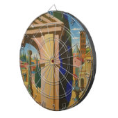  Rome-reisposter Dartbord (Voorkant Rechts)