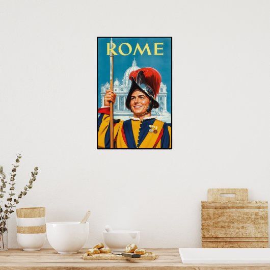 Rome reisposter  poster (Keuken)