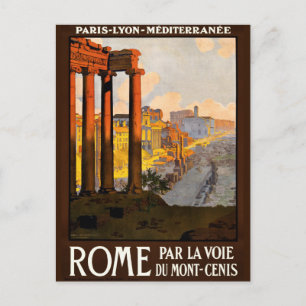 Rome - Reisreclame voor Europa Toerisme Briefkaart