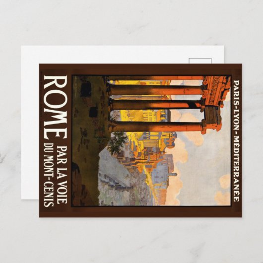 Rome - Reizen naar Italië Briefkaart (Voorkant / Achterkant)