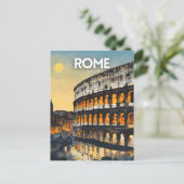 Rome reizen nostalgisch briefkaart (Staand voorkant)