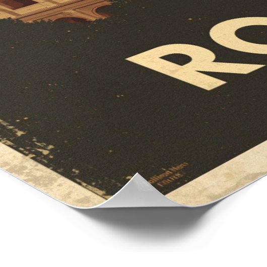  Rome Reizen Poster (Hoek)