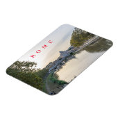 Rome River Tiber uitzicht koelkastmagneet Magneet (Linkerzijde)
