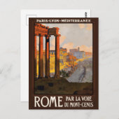  Rome, Rome, Romeins Forum Briefkaart (Voorkant / Achterkant)