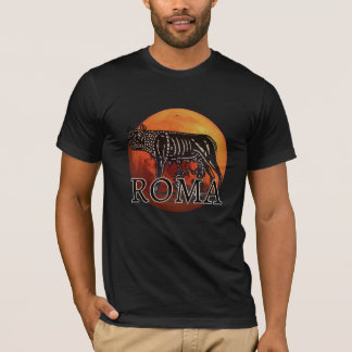 Rome- Romulus en Remus ontwerp T-shirt