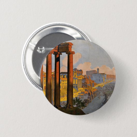 Rome Ronde Button 5,7 Cm (Voorkant /achterkant)