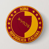 Rome Ronde Button 7,6 Cm (Voorkant)
