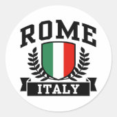 Rome Ronde Sticker (Voorkant)