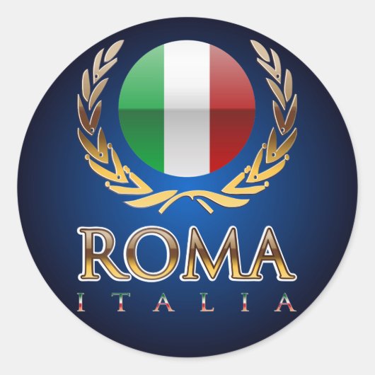 Rome Ronde Sticker (Voorkant)