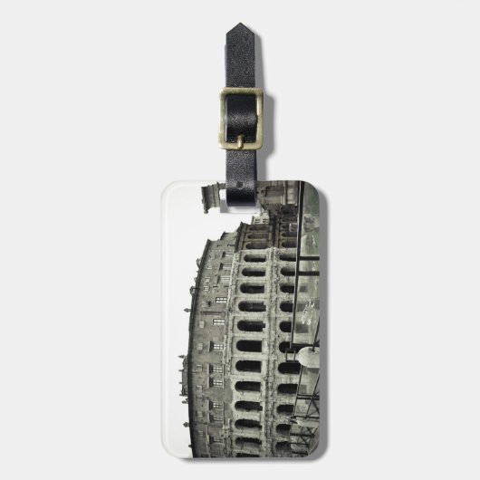 Rome ruïne bagagelabel (Voorkant verticaal)