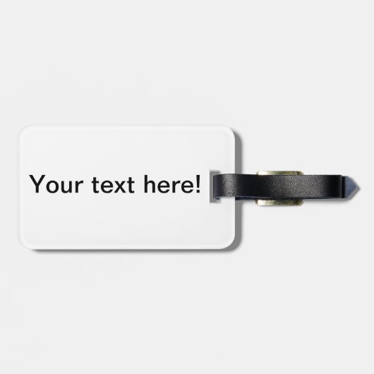 Rome ruïne bagagelabel (Achterkant horizontaal)