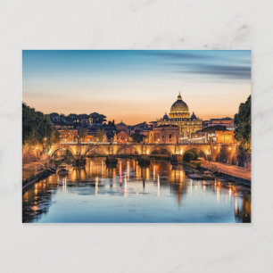 Rome 's avonds briefkaart