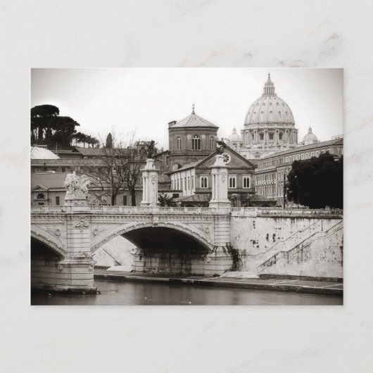 Rome, San Peter Square Briefkaart (Voorkant)