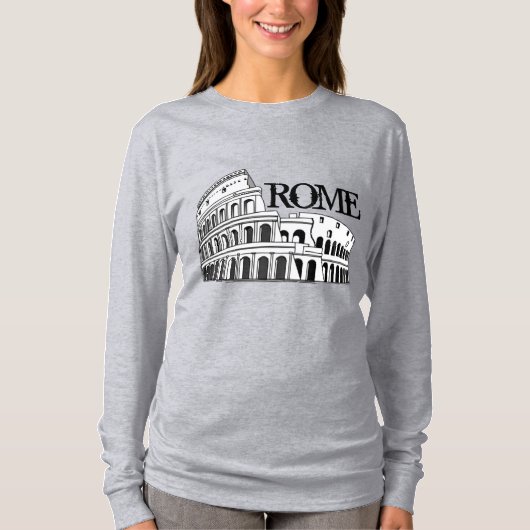 ROME, shirten reizen, tekst toevoegen T-shirt (Voorkant)
