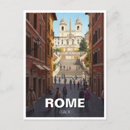 Rome Spaanse Stappen Italië Reizen Briefkaart