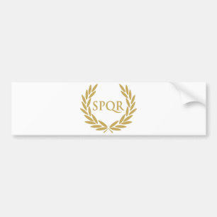 Rome SPQR Roman Senate Seal Bumpersticker