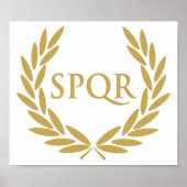 Rome SPQR Roman Senate Seal Poster (Voorkant)