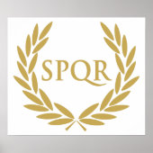 Rome SPQR Roman Senate Seal Poster (Voorkant)