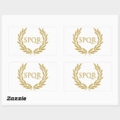 Rome SPQR Roman Senate Seal Rechthoekige Sticker (Vel)