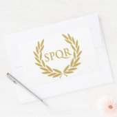 Rome SPQR Roman Senate Seal Rechthoekige Sticker (Envelop)