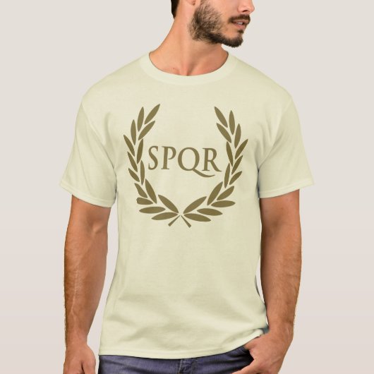 Rome SPQR Roman Senate Seal T-shirt (Voorkant)
