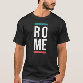Rome Stad Vetgedrukte Typografie ontwerp T-shirt