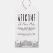 Rome Stadsgezicht | Welkomstbericht Gift Tags Cadeaulabel (Voorkant)