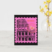 Rome Stamp Sticker Kaart (Gele Bloem)