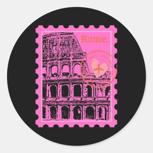 Rome Stempel Sticker (Voorkant)