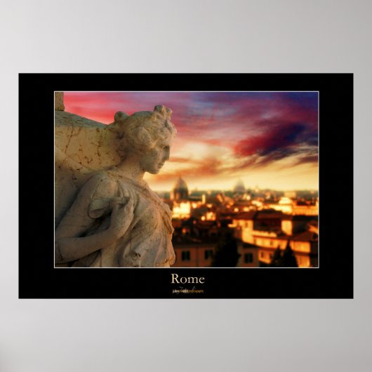 Rome Sunset Poster (Voorkant)