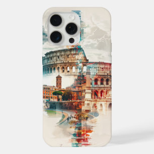 Rome Symfonie: Colosseum & Trevi Fontein iPhone 15 Pro Max Case