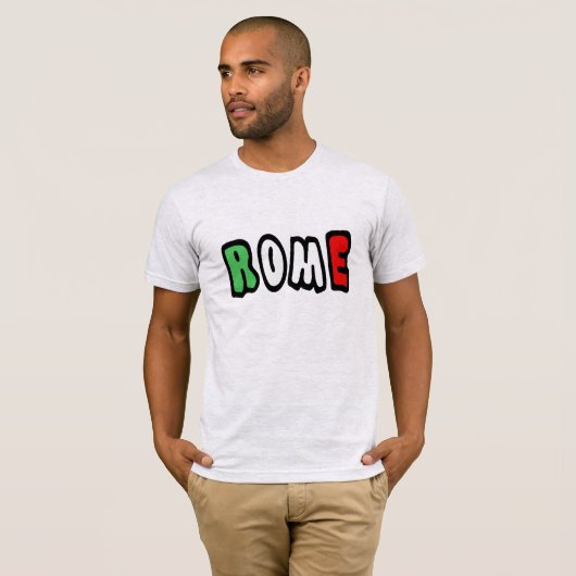 Rome T-shirt (Voorkant volledig)