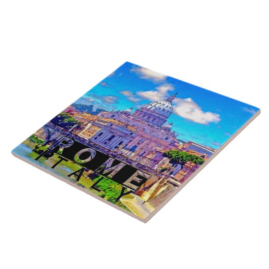 Rome Tegeltje (Zijkant)