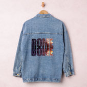 Rome tekst met Colosseum souvenir Denim Jacket (Hangar)