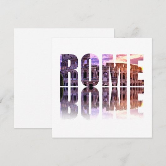 Rome text souvenir (Voorkant / Achterkant)