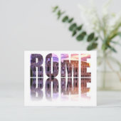 Rome text souvenir briefkaart (Staand voorkant)