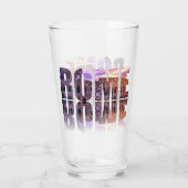 Rome text souvenir glas (Achterkant)