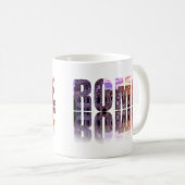 Rome text souvenir koffiemok (Voorkant rechts)