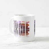 Rome text souvenir koffiemok (Voorkant links)