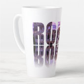 Rome text souvenir latte mok (Linkerhoek)