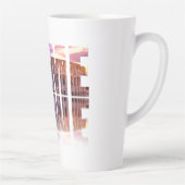 Rome text souvenir latte mok (Rechts)