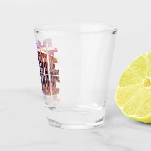 Rome text souvenir shot glas (Rechts)